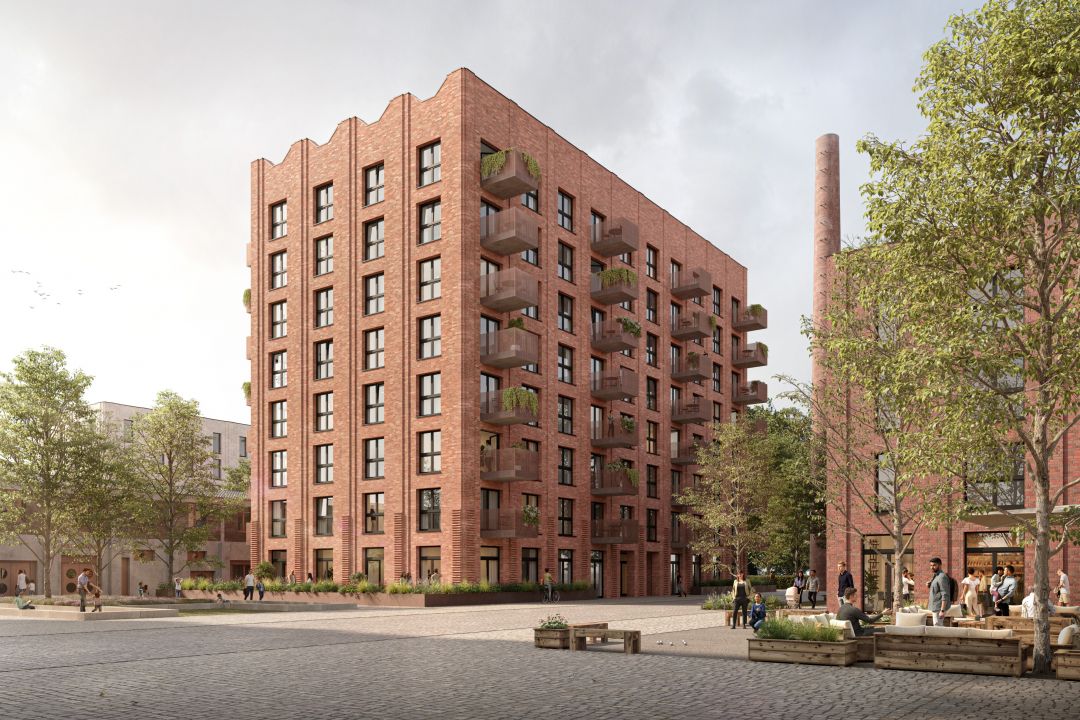 Freytag & v.d. Linde News Neuer Auftrag Neubau Solitär 2 Steingutquartier Visualisierung Bremen